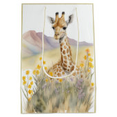 Giraffe Gift Bag Medium Cadeauzakje (Achterkant)