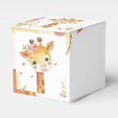 "Giraffe Gift Cube Box" Bedankdoosjes (Voorkant Zijde)