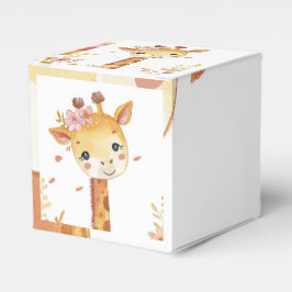 "Giraffe Gift Cube Box" Bedankdoosjes