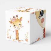 "Giraffe Gift Cube Box" Bedankdoosjes (Achterkant)