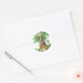 Giraffe Gifts Ronde Sticker (Envelop)