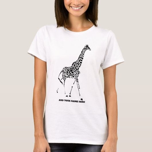 Giraffe Giraffes T shirten T-shirt (Voorkant)