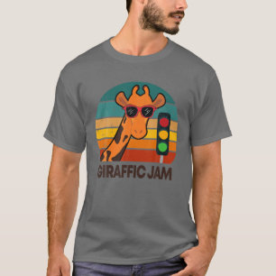  Giraffe Giraffic Jam Funny African Safari T-shirt