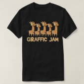 Giraffe Giraffic Jam Funny Pun Cute T-shirt (Design voorkant)