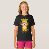 Giraffe Girl Costume T-shirt (Voorkant volledig)