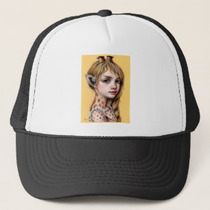 Giraffe Girl Trucker Pet