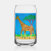 Giraffe - Glas Can (Achterkant)