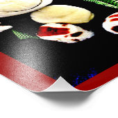 Giraffe glimlachen foto afdruk (Hoek)