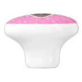 Giraffe Glitter Keramische Knop (Zijkant)