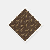 Giraffe Gold Chic Elegant Napkins Servet (Hoek)
