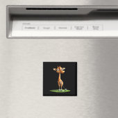 Giraffe Golf Magneet (Insitu (Vaatwasser))