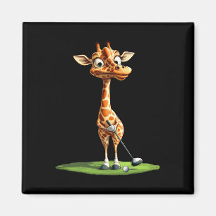 Giraffe Golf Magneet