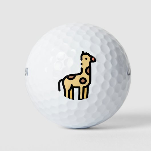 Giraffe Golfballen (Voorkant)