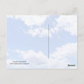 Giraffe Gossip Girls Briefkaart (Achterkant)