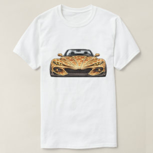 Giraffe Goud Convertible Roadster-BV-PGG Vooraanzi T-shirt