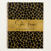 Giraffe Gouden Nieuwjaar Planner (Voorkant)