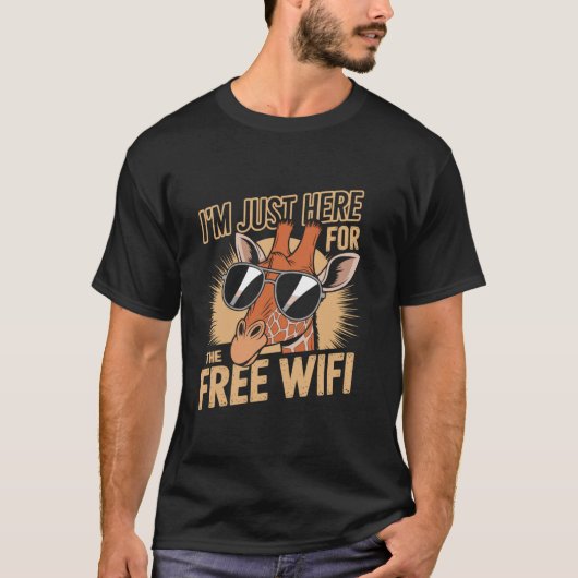 Giraffe grap grap grap grap t-shirt (Voorkant)