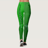 Giraffe Green Leggings (Achterkant)