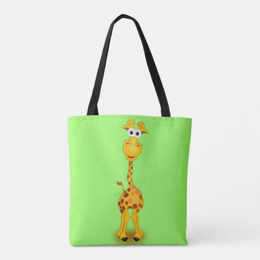 Giraffe GreenTote Bag Tote Bag (Achterkant)