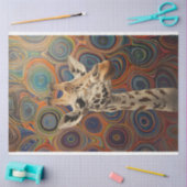 Giraffe grillige levensechte decoupage tissuepapier (Craft)