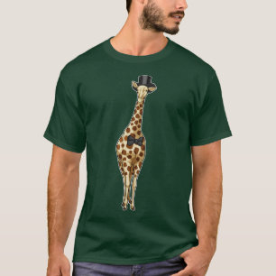 Giraffe Groom Ribbon Wedding T-shirt