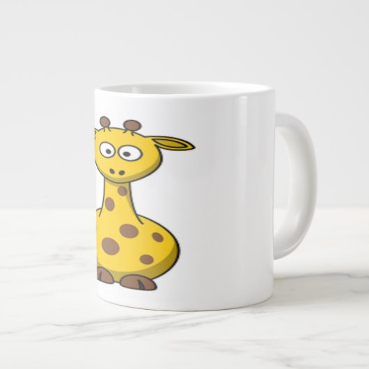 GIRAFFE GROTE KOFFIEKOP (Voorkant rechts)