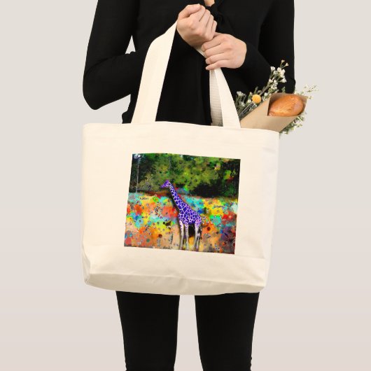 Giraffe Grote Tote Bag (Voorkant (product))