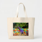 Giraffe Grote Tote Bag (Voorkant)
