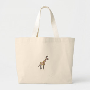 Giraffe Grote Tote Bag