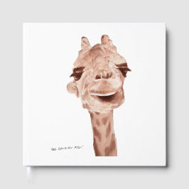 giraffe guest book gastenboek