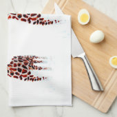 Giraffe Handdoek Wildlife Art (Quarter Fold)