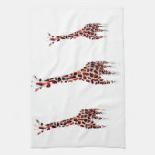 Giraffe Handdoek Wildlife Art (Verticaal)