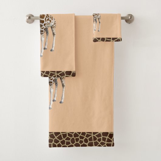 Giraffe handdoekset bad handdoek (Insitu)
