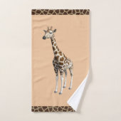 Giraffe handdoekset bad handdoek (Handdoek)