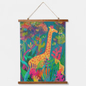 Giraffe Hangend Wandkleed (Voorkant)