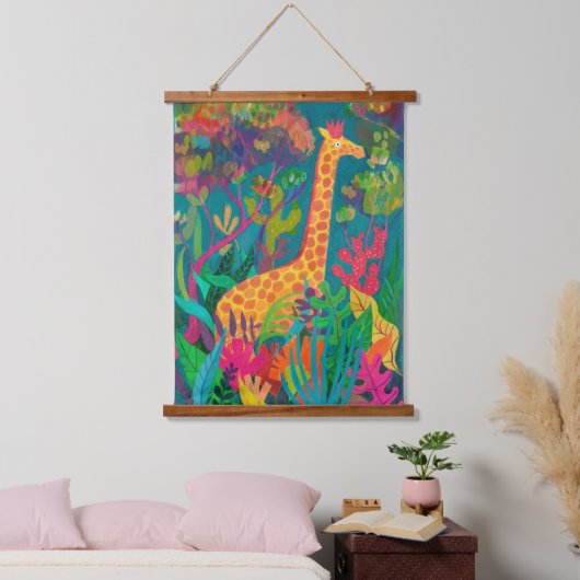 Giraffe Hangend Wandkleed (Slaapkamer)