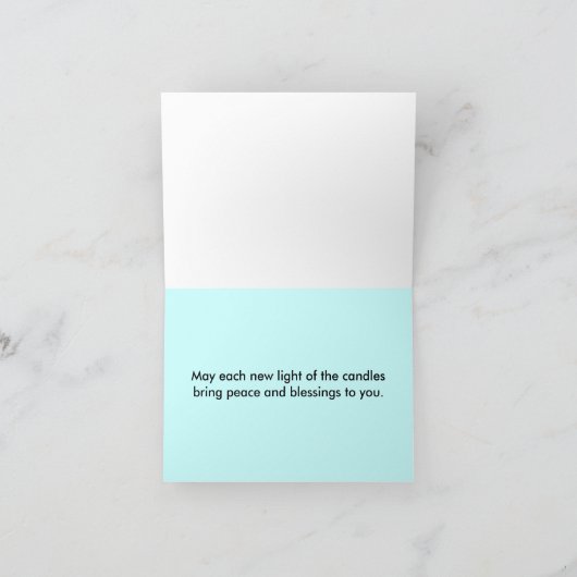 Giraffe Hannukah Menorah Kaarten (Binnen)