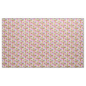 Giraffe Happy Birthday Cake Fabric Stof (Yard (91,4 cm))