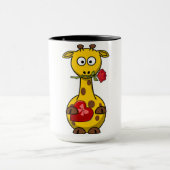 Giraffe "HAPPY VALENTINE'S DAY" Mok (Midden)