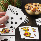 Giraffe "HAPPY VALENTINE'S DAY" Pokerkaarten (Insitu)