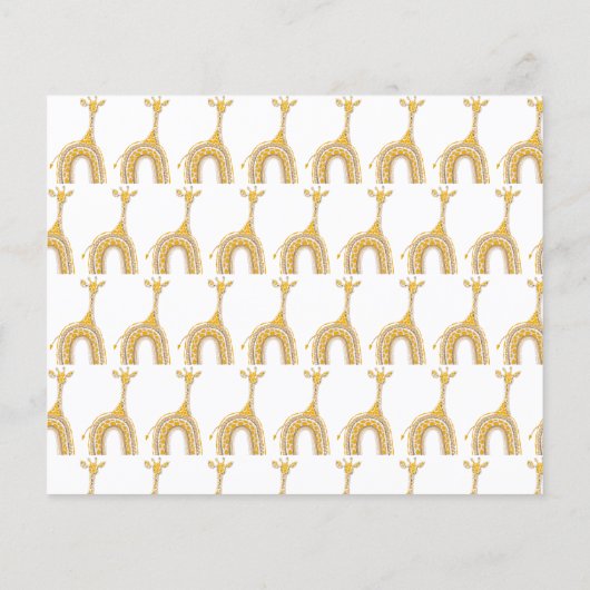 Giraffe Hartelijk dank (Achterkant)