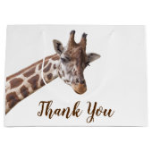 Giraffe Hartelijk dank Groot Cadeauzakje (Voorkant)