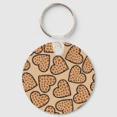 Giraffe harten Sleutelhanger (Voorkant)