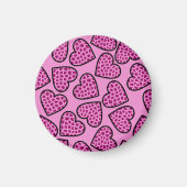 Giraffe hartenmagneet magneet (Voorkant)