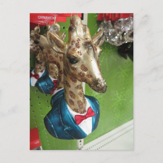 Giraffe Head Briefkaart (Voorkant)