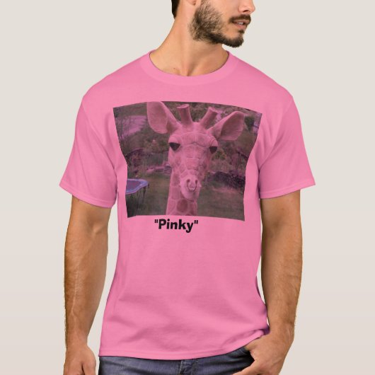 Giraffe Head, "Pinky" T-shirt (Voorkant)
