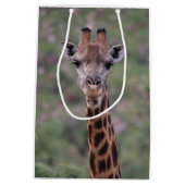 Giraffe Headshot Medium Cadeauzakje (Achterkant)
