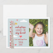 Giraffe Heart Cute Pun Valentijn Foto (Voorkant / Achterkant)