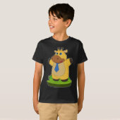 Giraffe heer stropdas t-shirt (Voorkant volledig)