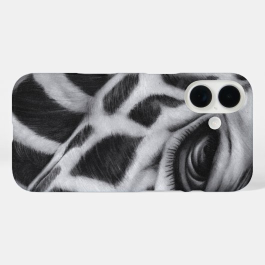 Giraffe het oog Case-Mate iPhone case (Achterkant (horizontaal))